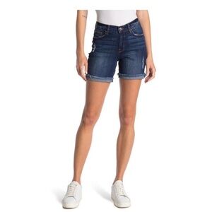 Kensie Bermuda Jean Shorts | 2/26 | Santiago Wash Raw Hem Jorts Summer Casual